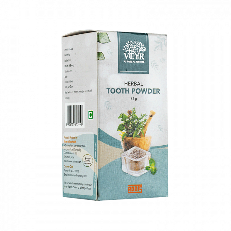 Herbal Tooth Powder 65g Roots Veyr