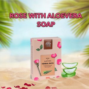 ROSE WITH ALOEVERA SOAP