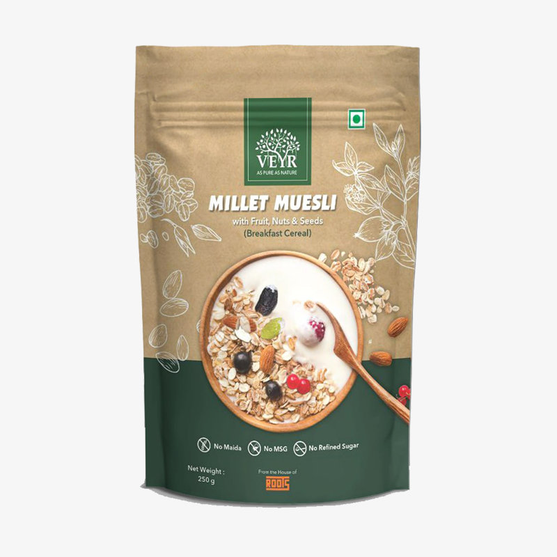 Buy Veyr Organics Millet Muesli With Fruits & Nuts Shop Now