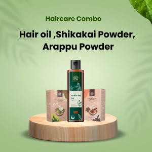 Hair Care Combo: Hair Care Oil (100ml) + Shikakai Powder (250g)+ Arappu Powder (250g)